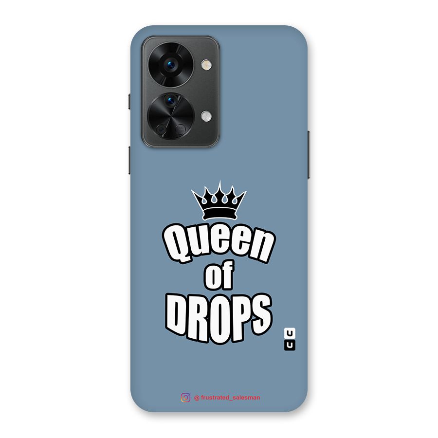 Queen of Drops SteelBlue Back Case for OnePlus Nord 2T