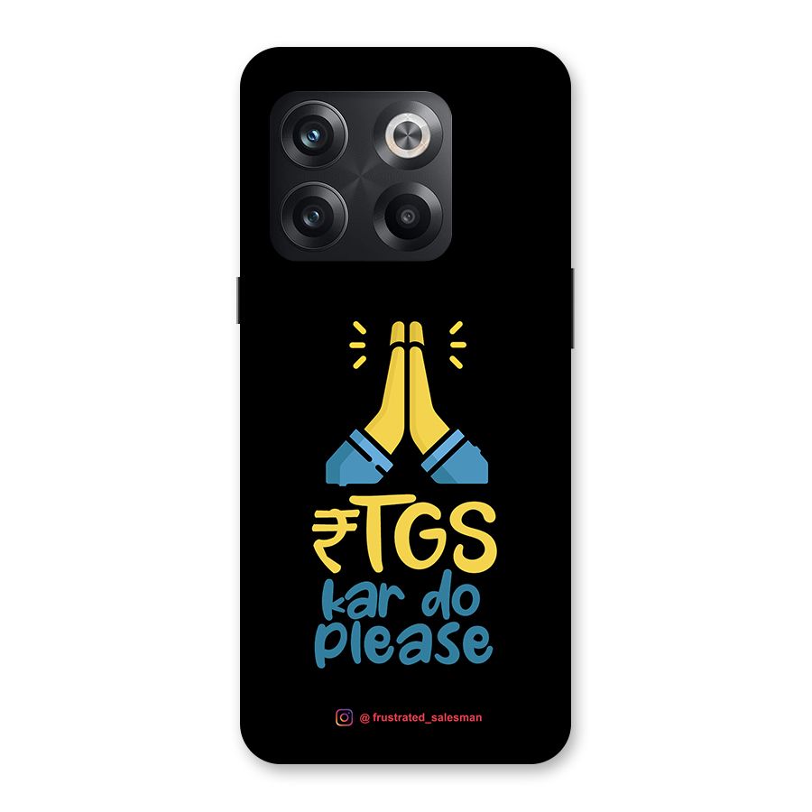 RTGS Kar Do Please Black Back Case for OnePlus 10T