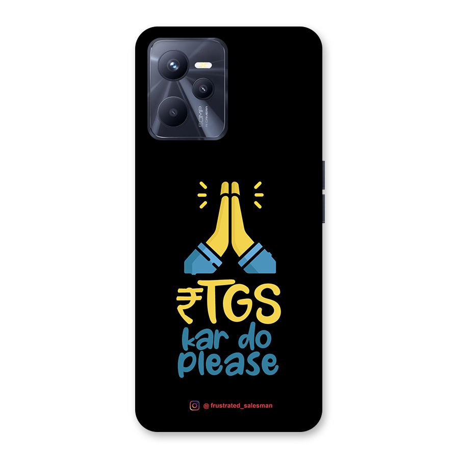 RTGS Kar Do Please Black Back Case for Realme C35