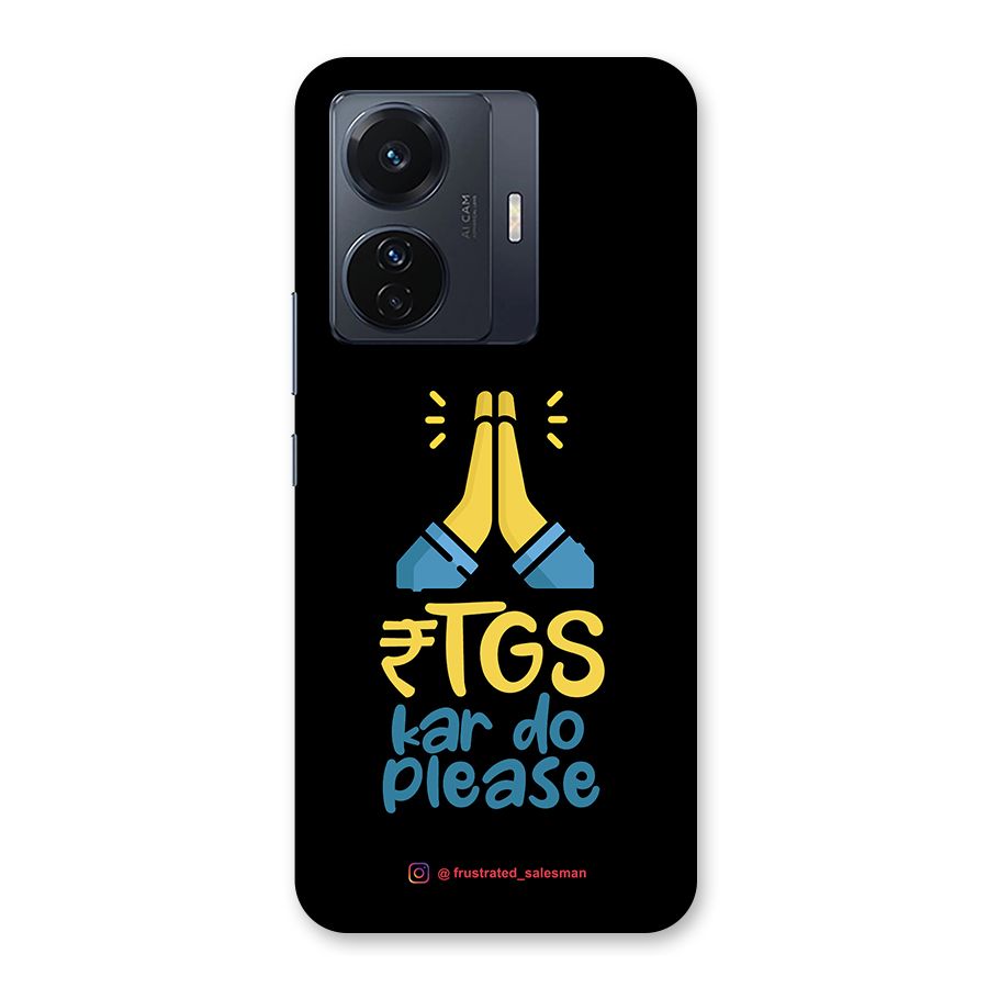 RTGS Kar Do Please Black Back Case for Vivo T1 Pro