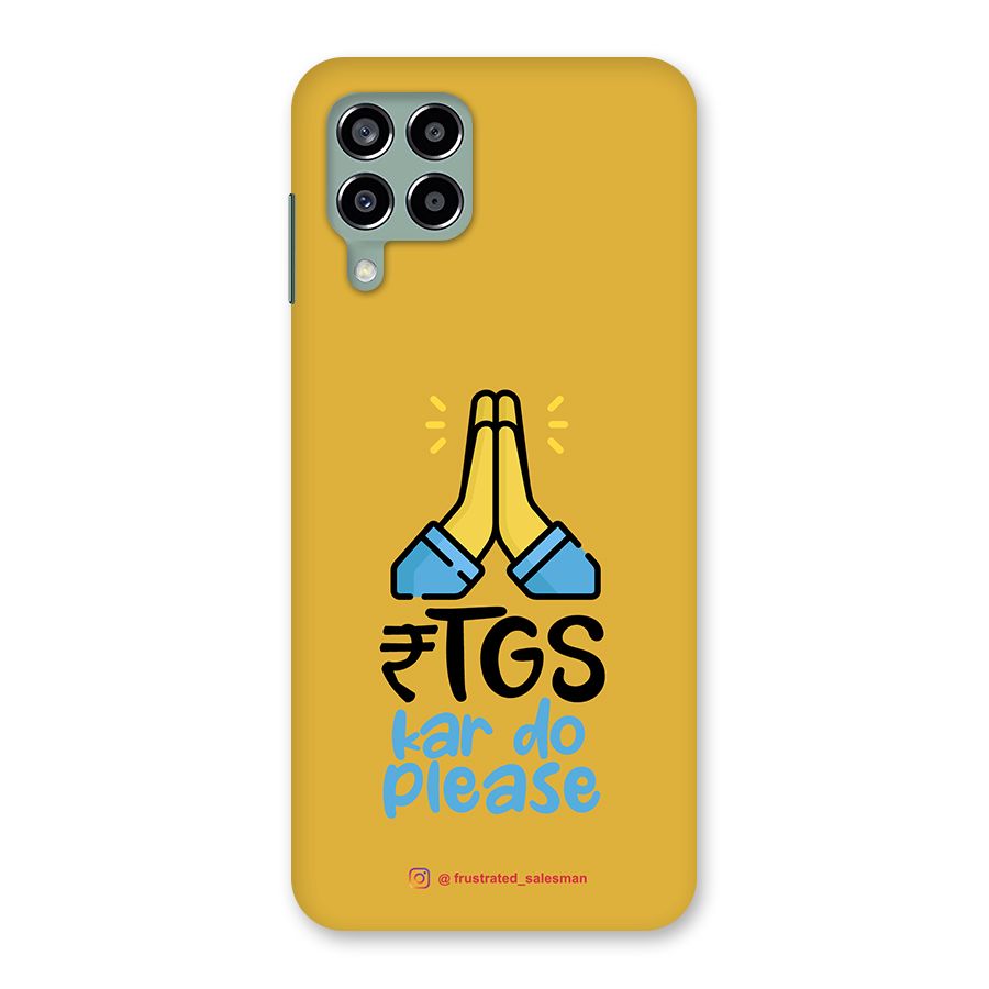 RTGS Kar Do Please Mustard Yellow Back Case for Galaxy M33