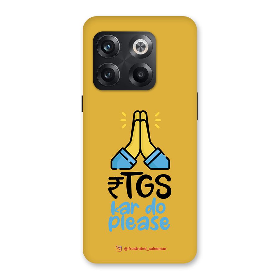 RTGS Kar Do Please Mustard Yellow Back Case for OnePlus 10T