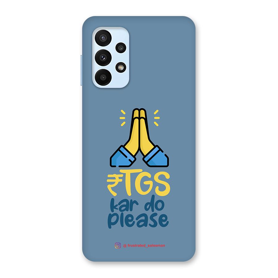 RTGS Kar Do Please SteelBlue Back Case for Galaxy A23