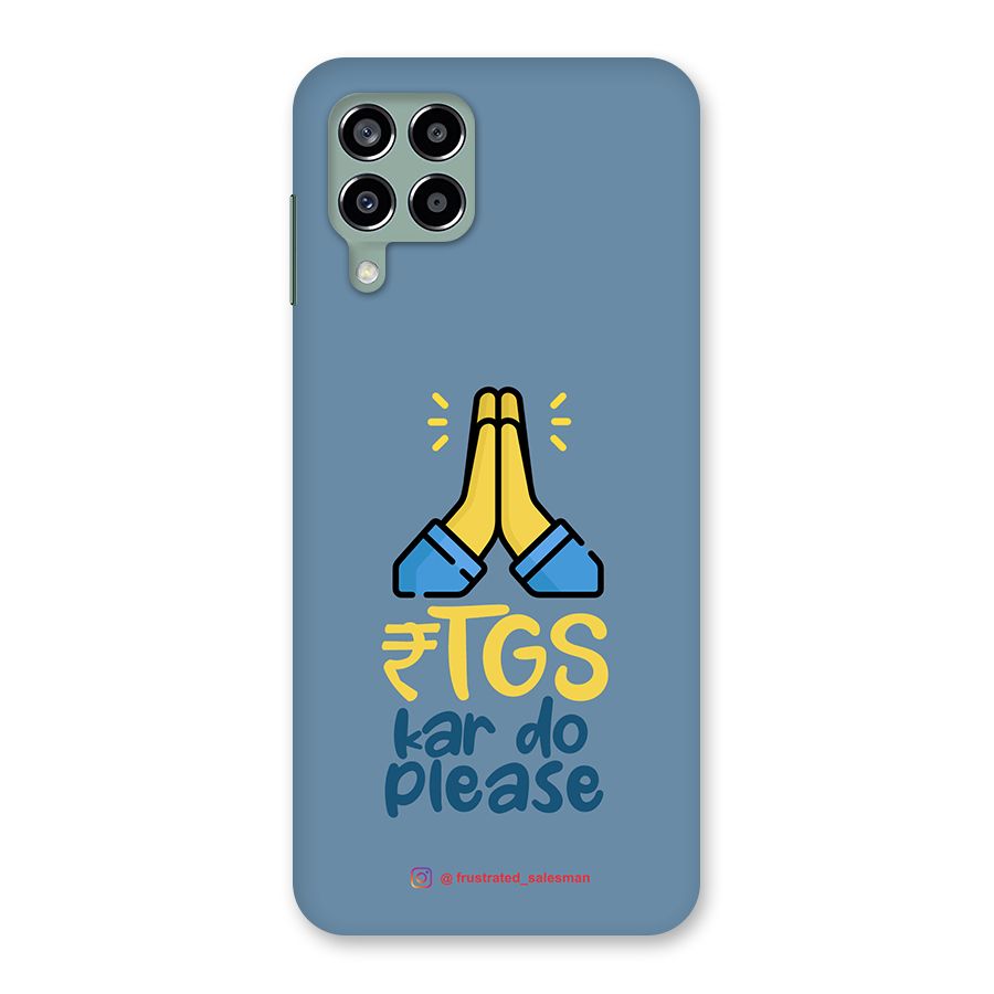 RTGS Kar Do Please SteelBlue Back Case for Galaxy M33