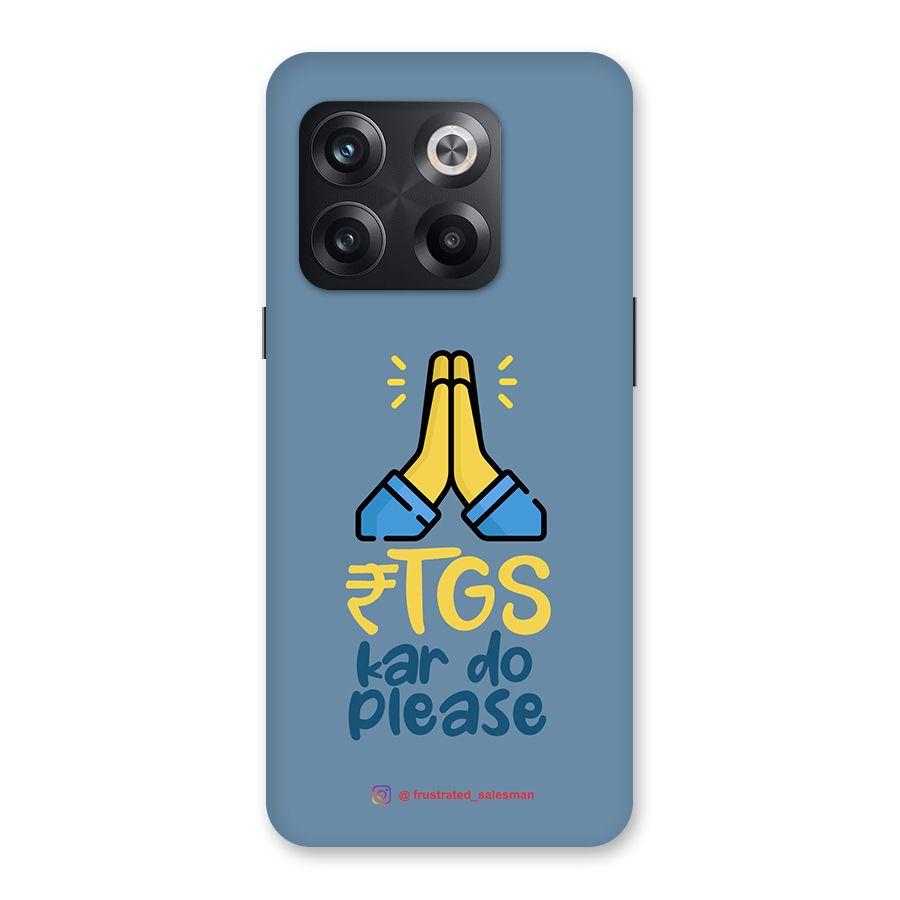 RTGS Kar Do Please SteelBlue Back Case for OnePlus 10T