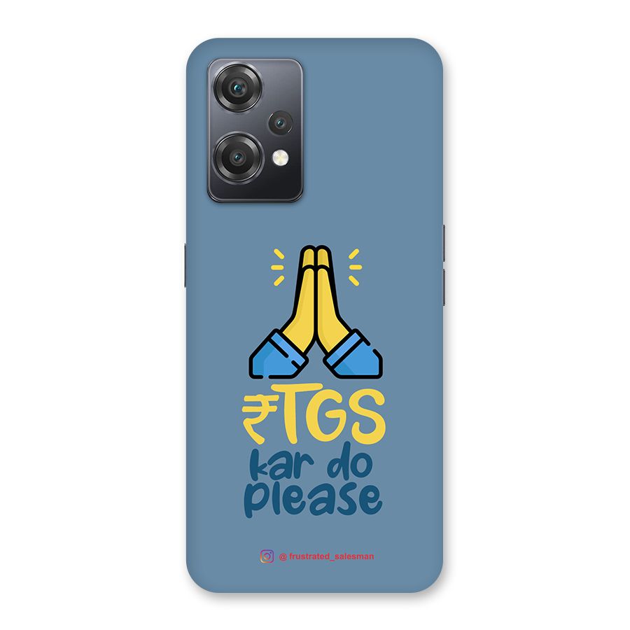 RTGS Kar Do Please SteelBlue Back Case for OnePlus Nord CE 2 Lite 5G