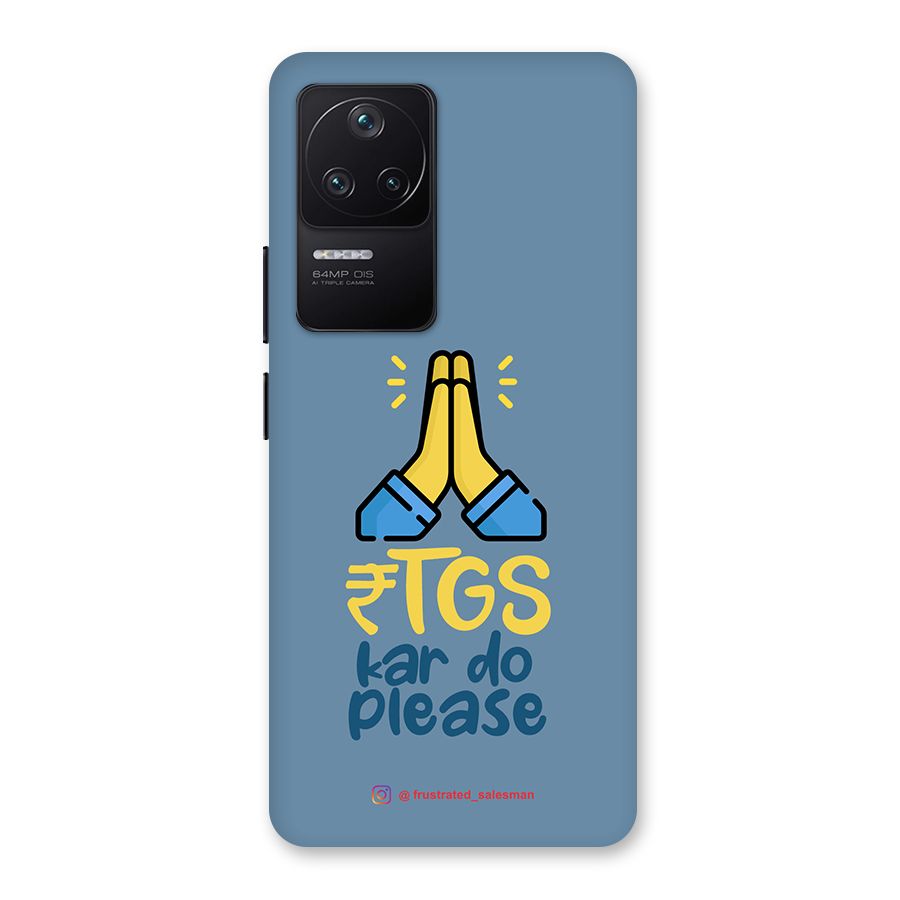 RTGS Kar Do Please SteelBlue Back Case for Poco F4 5G