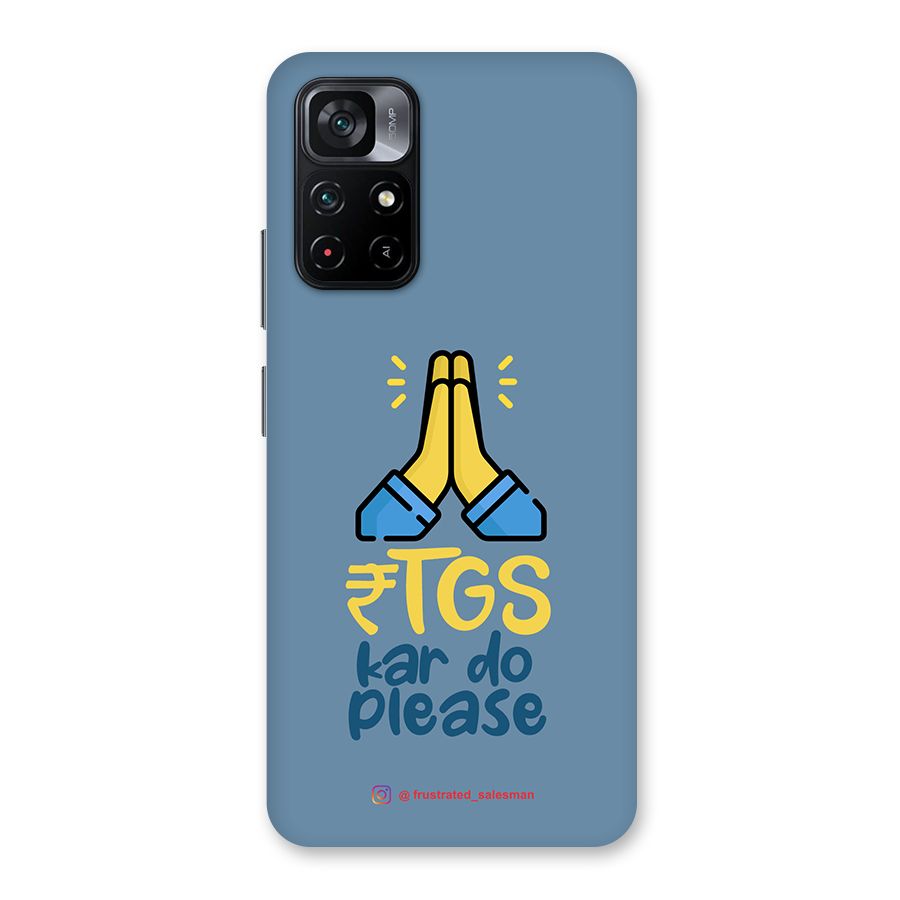 RTGS Kar Do Please SteelBlue Back Case for Poco M4 Pro 5G