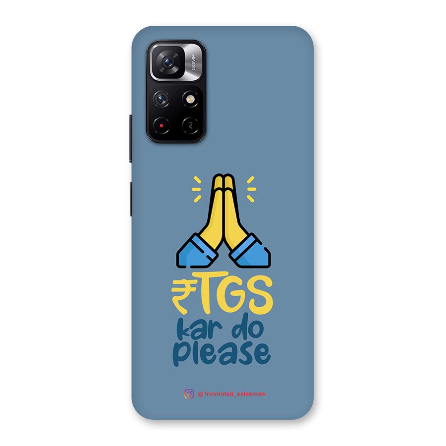 RTGS Kar Do Please SteelBlue Back Case for Redmi Note 11T 5G