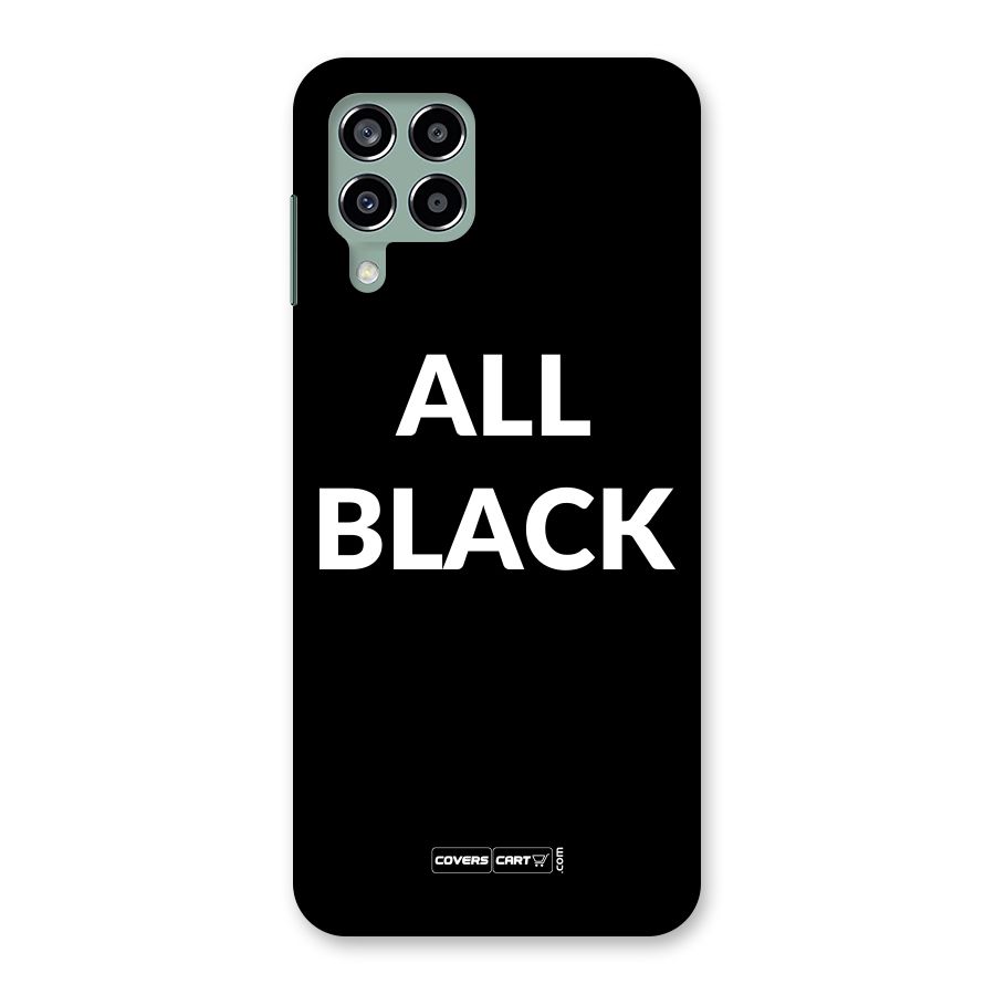 Raftaar All Black Back Case for Galaxy M33
