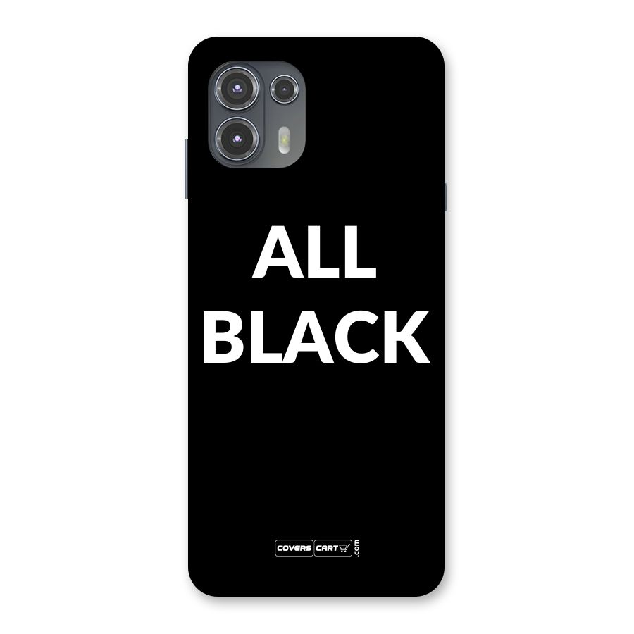 Raftaar All Black Back Case for Motorola Edge 20 Fusion