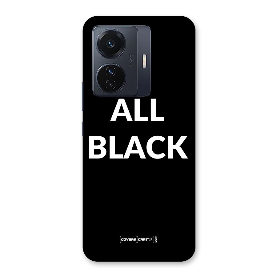 Raftaar All Black Back Case for Vivo T1 Pro