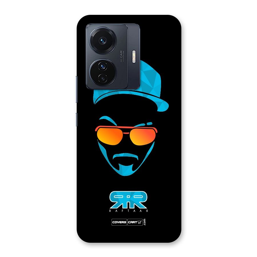 Raftaar Black and Blue Back Case for Vivo T1 Pro