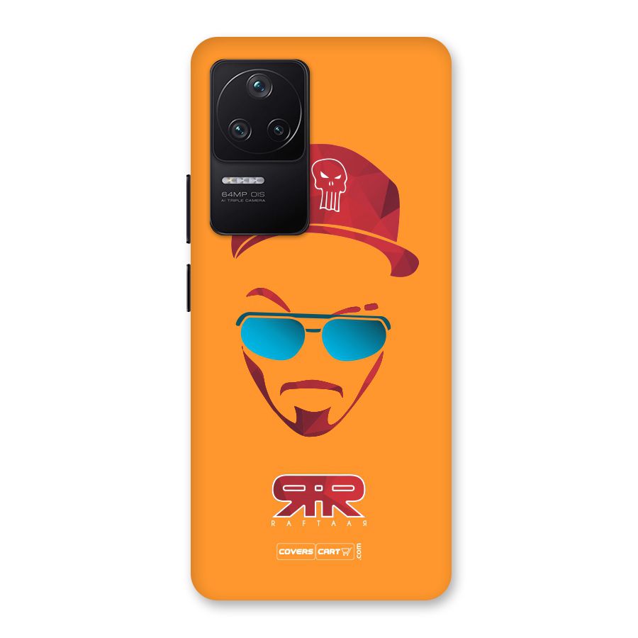 Raftaar Orange Back Case for Poco F4 5G