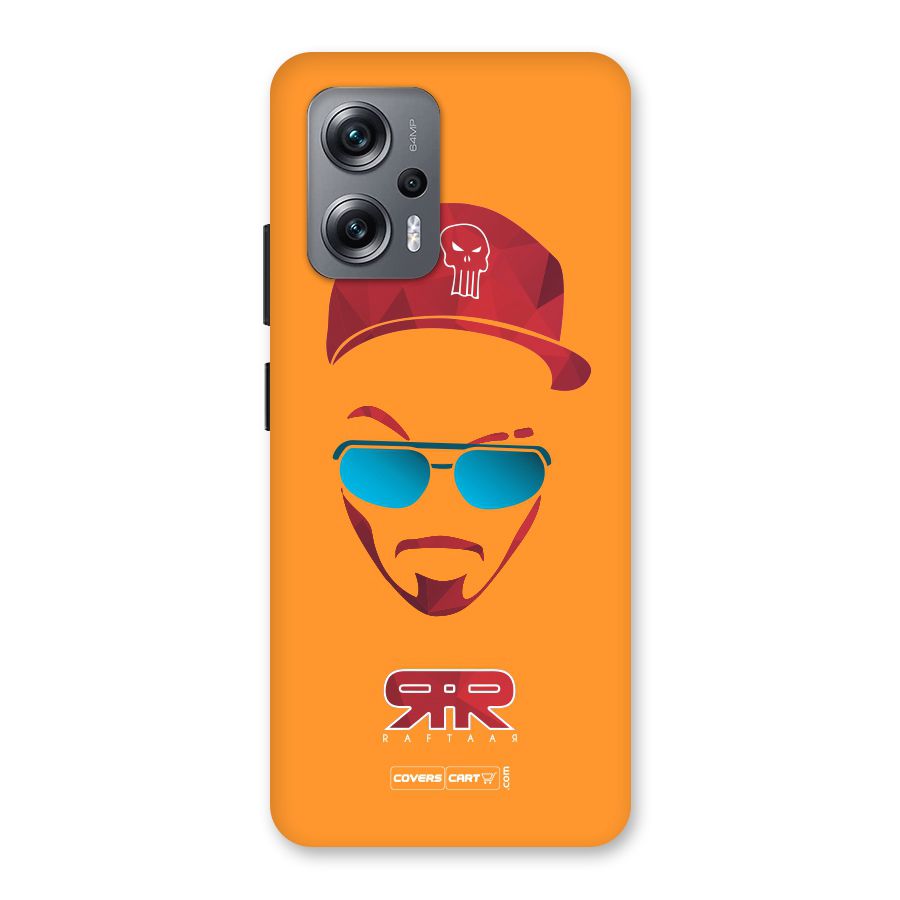 Raftaar Orange Back Case for Redmi K50i