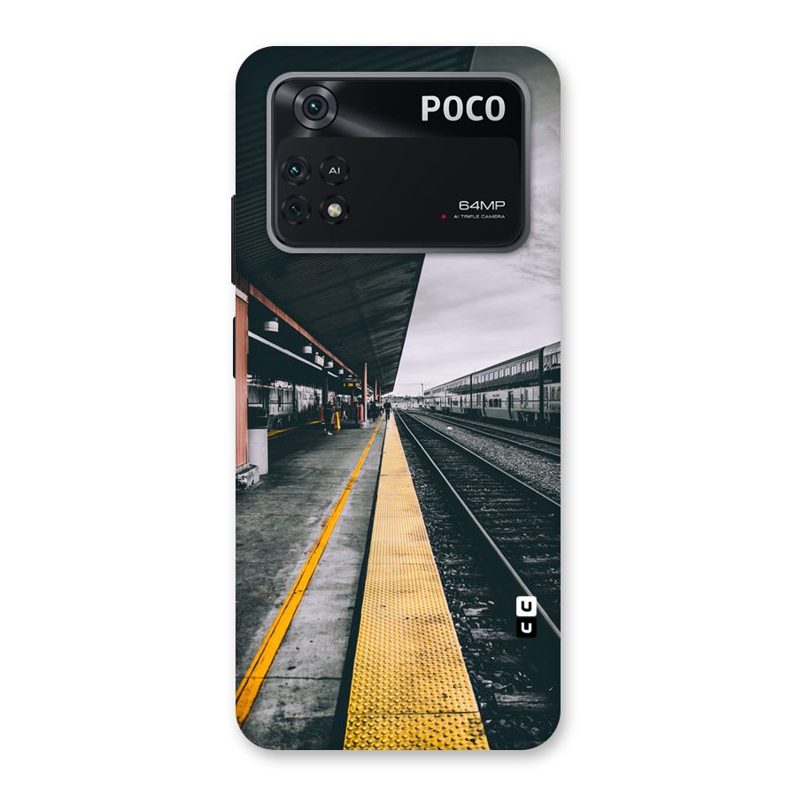 Railway Track Back Case for Poco M4 Pro 4G