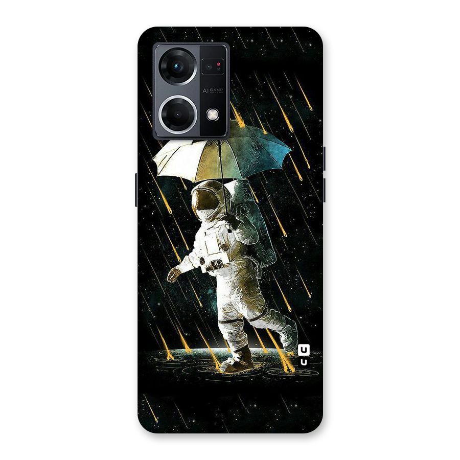 Rain Spaceman Glass Back Case for Oppo F21 Pro 5G