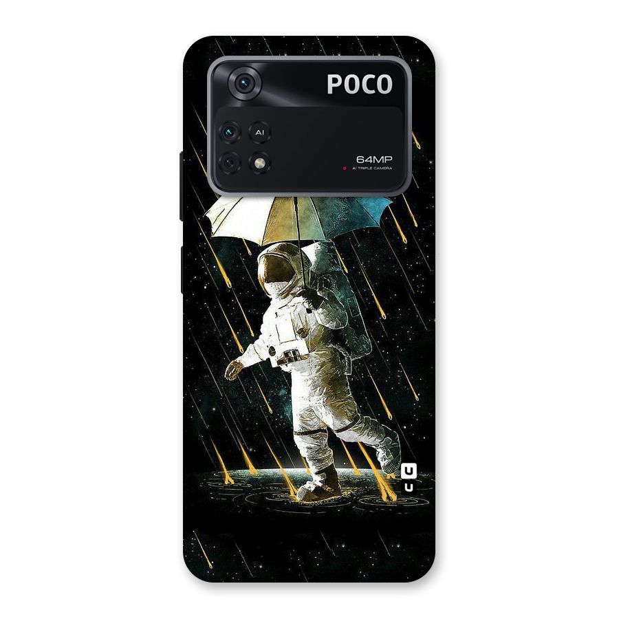 Rain Spaceman Back Case for Poco M4 Pro 4G