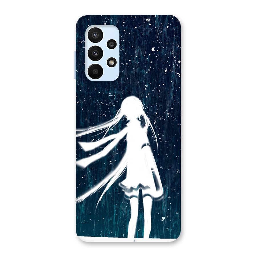 Rain White Girl Back Case for Galaxy A23