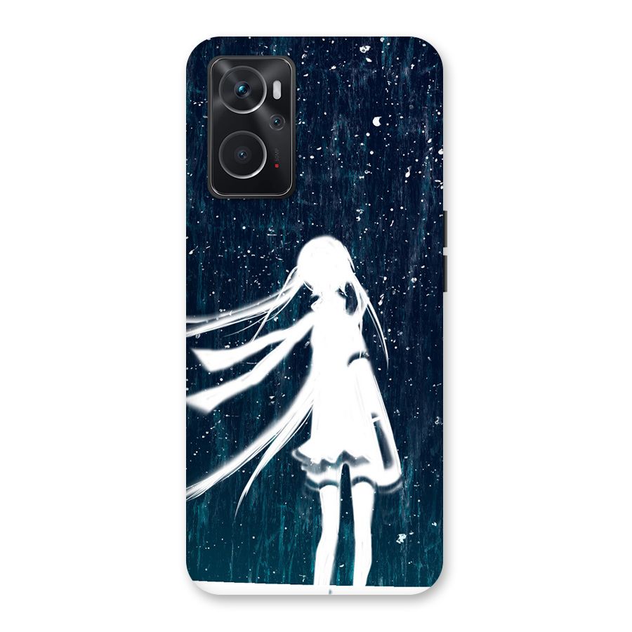 Rain White Girl Back Case for Oppo K10 4G