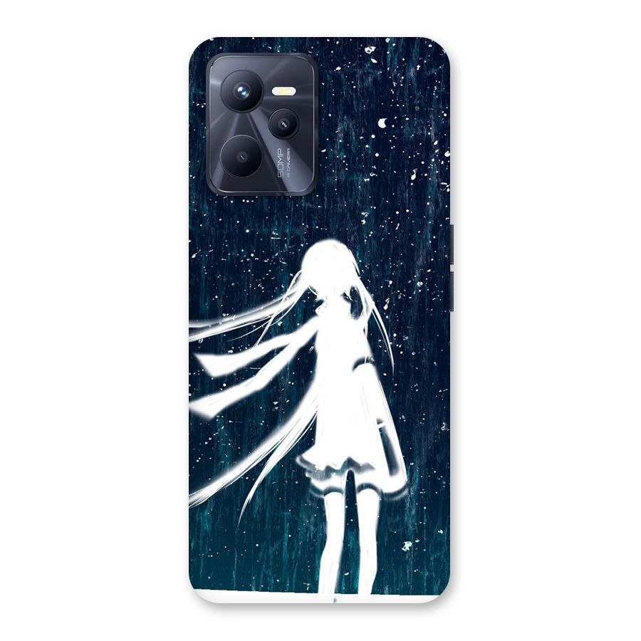 Rain White Girl Back Case for Realme C35