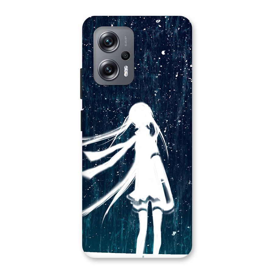 Rain White Girl Back Case for Redmi K50i
