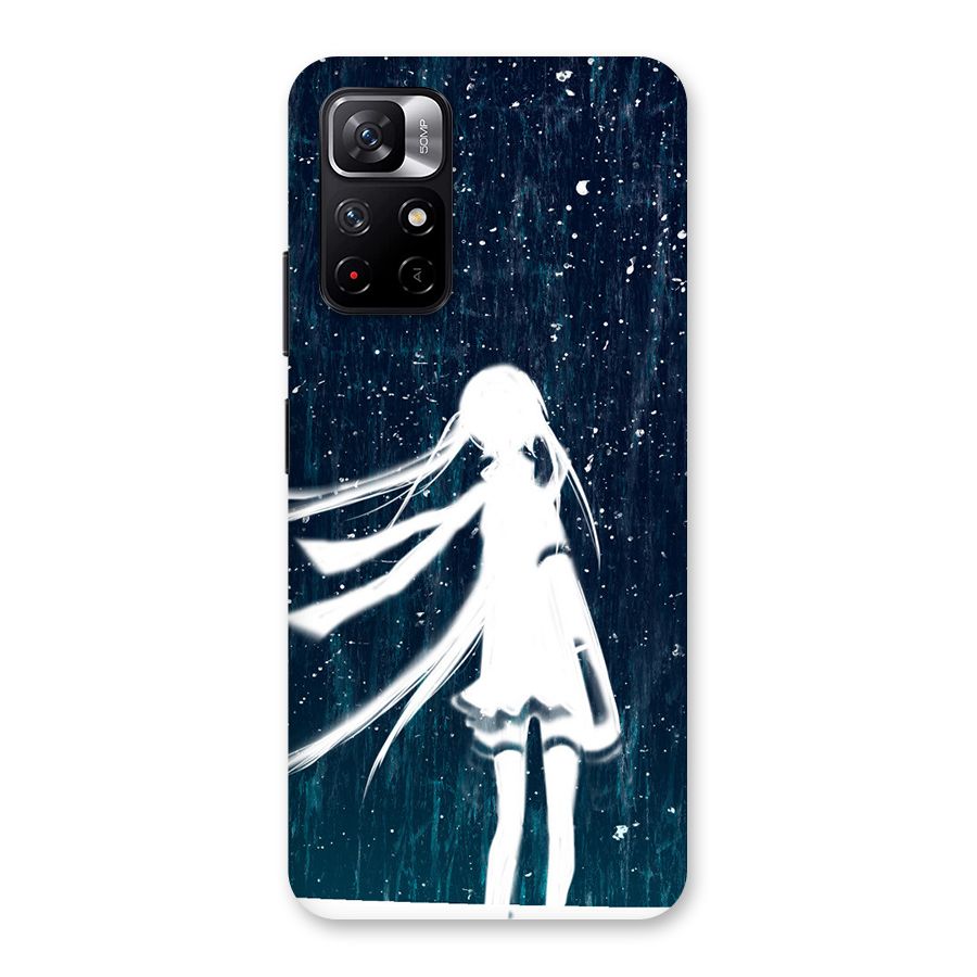 Rain White Girl Back Case for Redmi Note 11T 5G