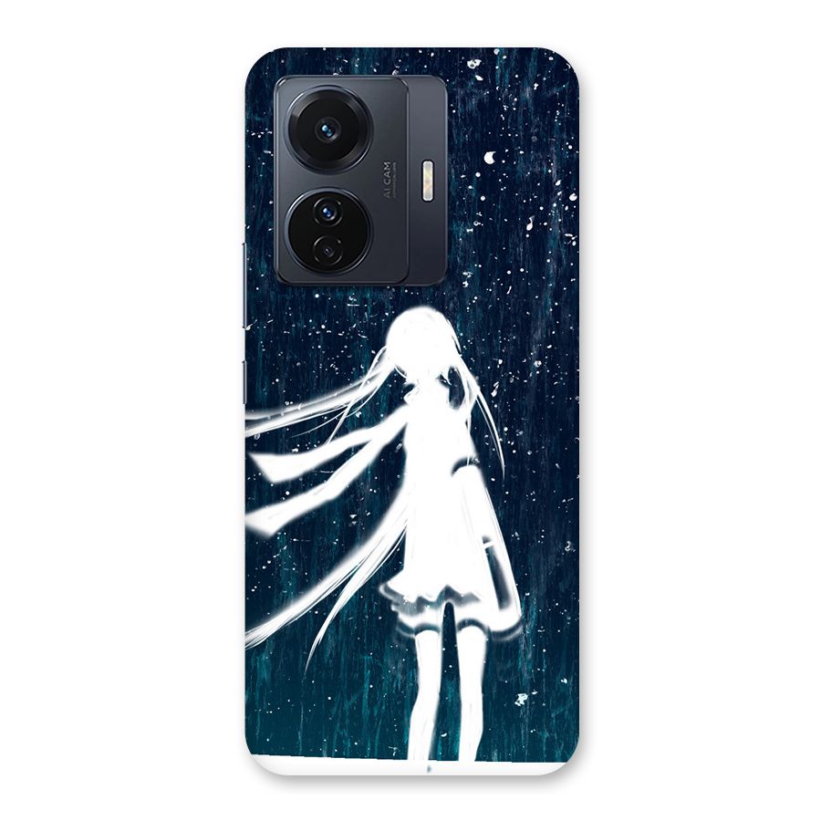 Rain White Girl Back Case for Vivo T1 Pro