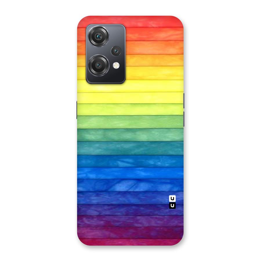 Rainbow Colors Stripes Back Case for OnePlus Nord CE 2 Lite 5G