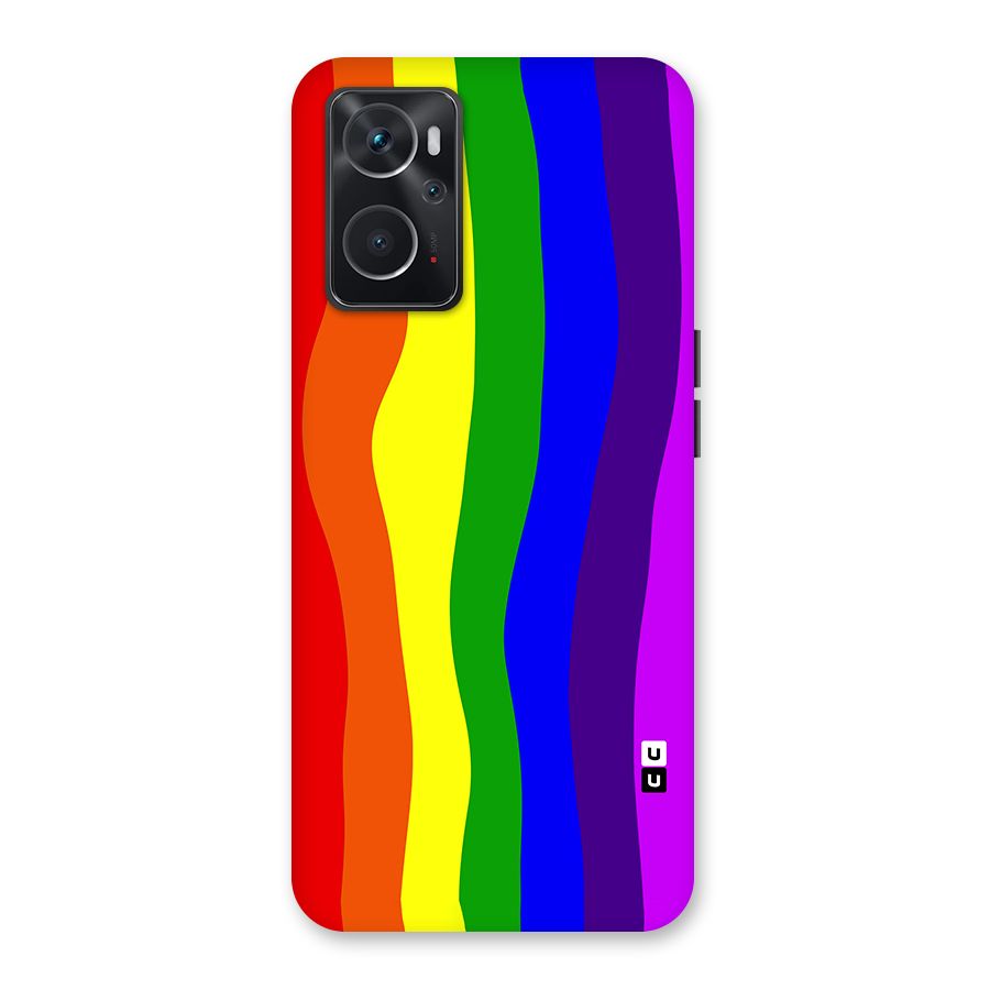 Rainbow Curves Back Case for Oppo K10 4G