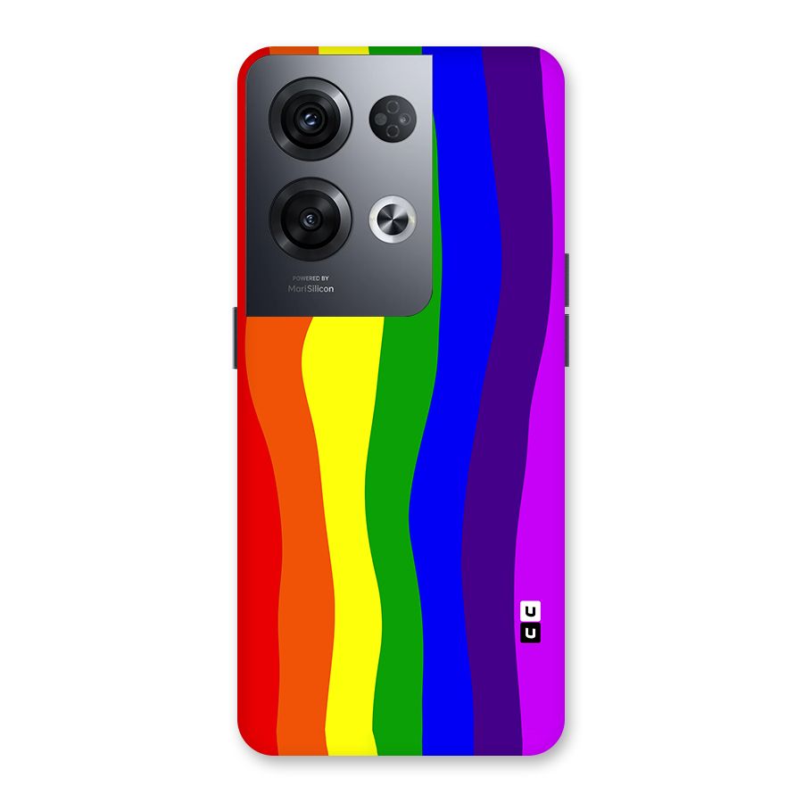Rainbow Curves Back Case for Oppo Reno8 Pro 5G