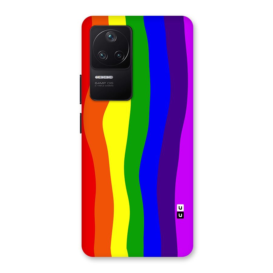 Rainbow Curves Back Case for Poco F4 5G