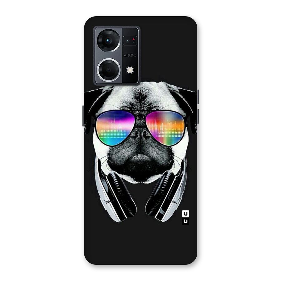 Rainbow Dog Swag Glass Back Case for Oppo F21 Pro 5G