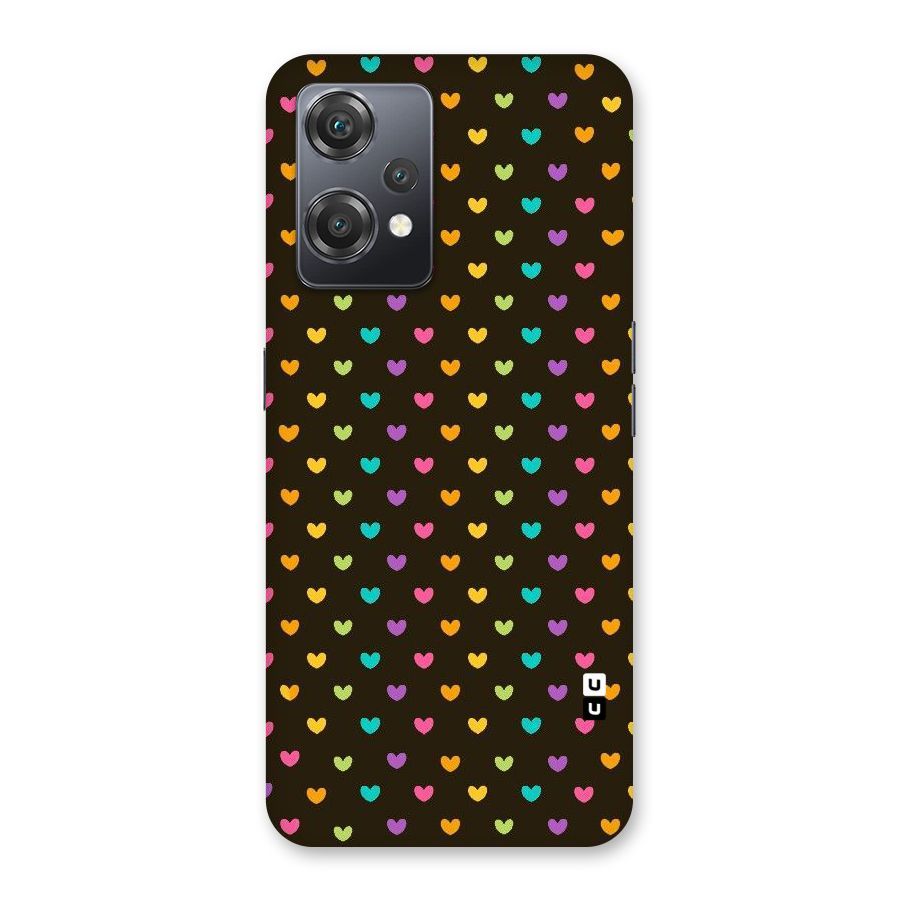 Rainbow Hearts Back Case for OnePlus Nord CE 2 Lite 5G