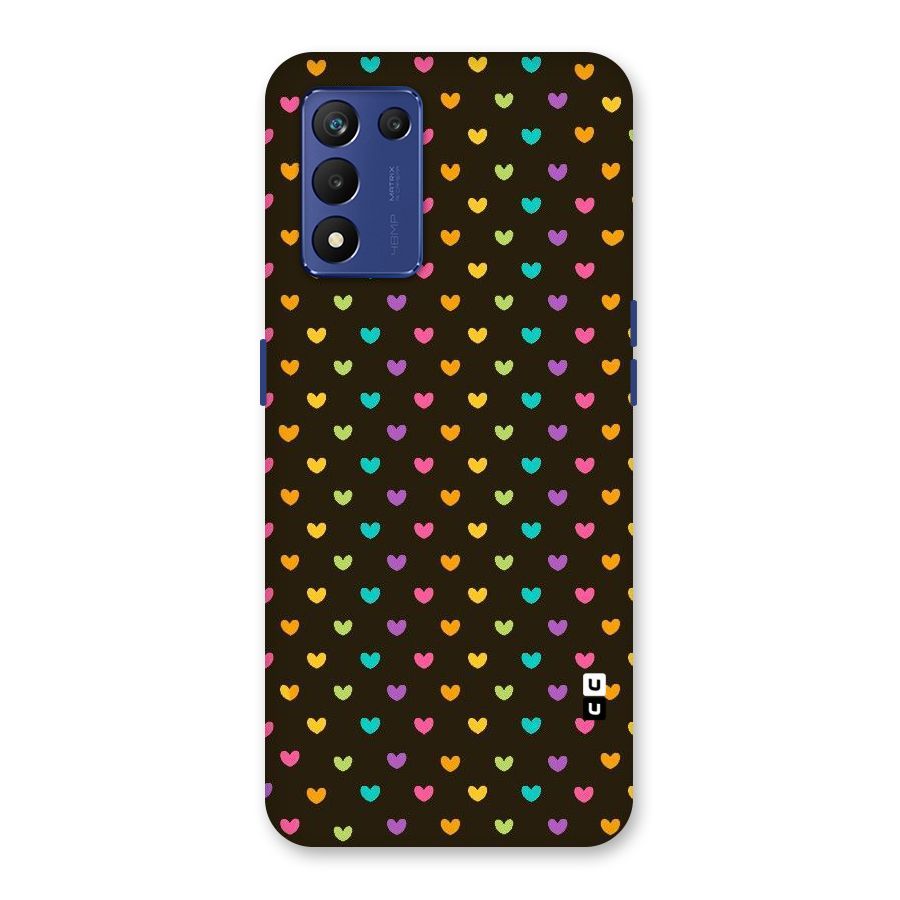Rainbow Hearts Back Case for Realme 9 5G Speed