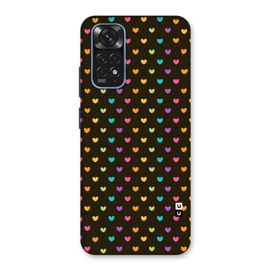 Rainbow Hearts Back Case for Redmi Note 11S