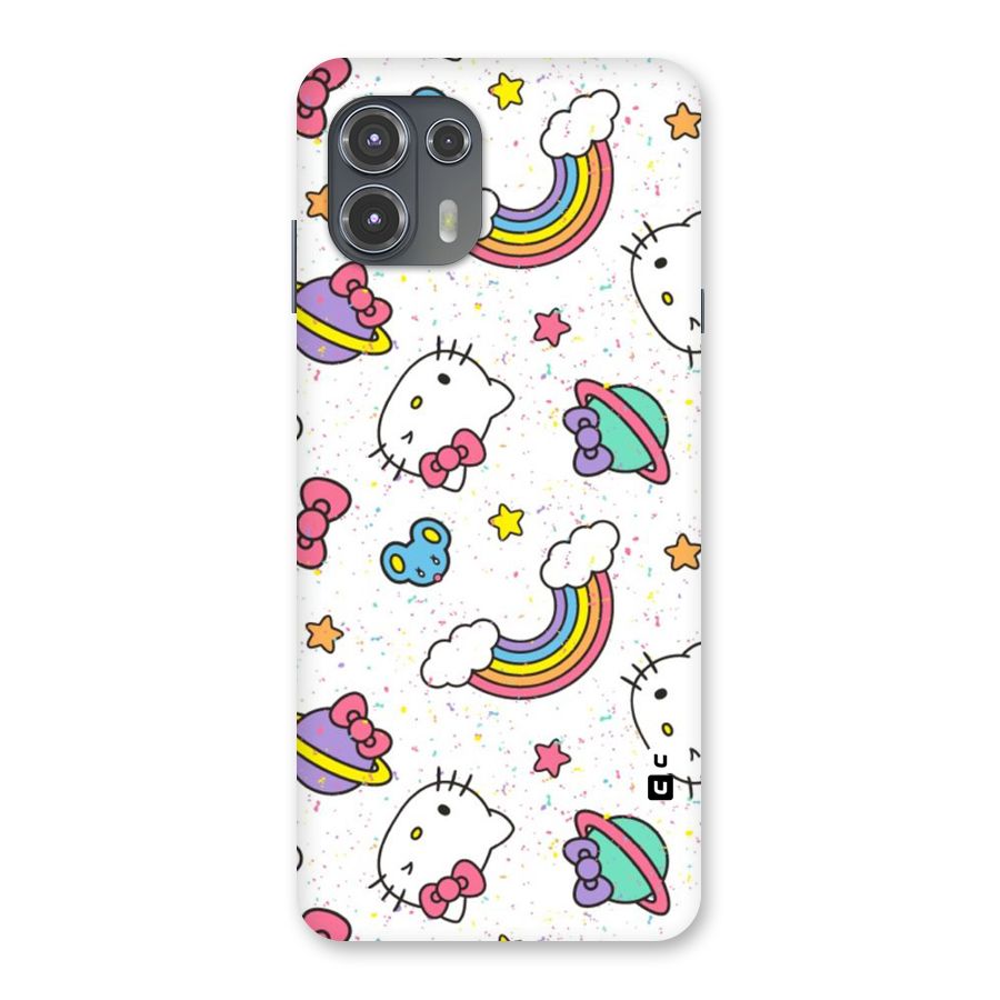 Rainbow Kit Tee Back Case for Motorola Edge 20 Fusion