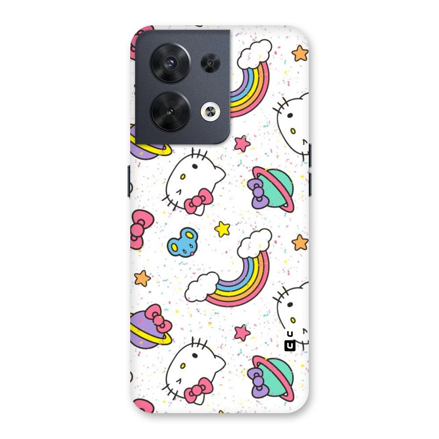 Rainbow Kit Tee Back Case for Oppo Reno8 5G