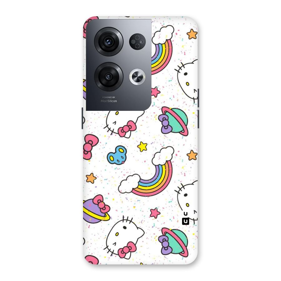 Rainbow Kit Tee Back Case for Oppo Reno8 Pro 5G