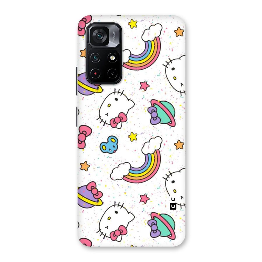 Rainbow Kit Tee Back Case for Poco M4 Pro 5G