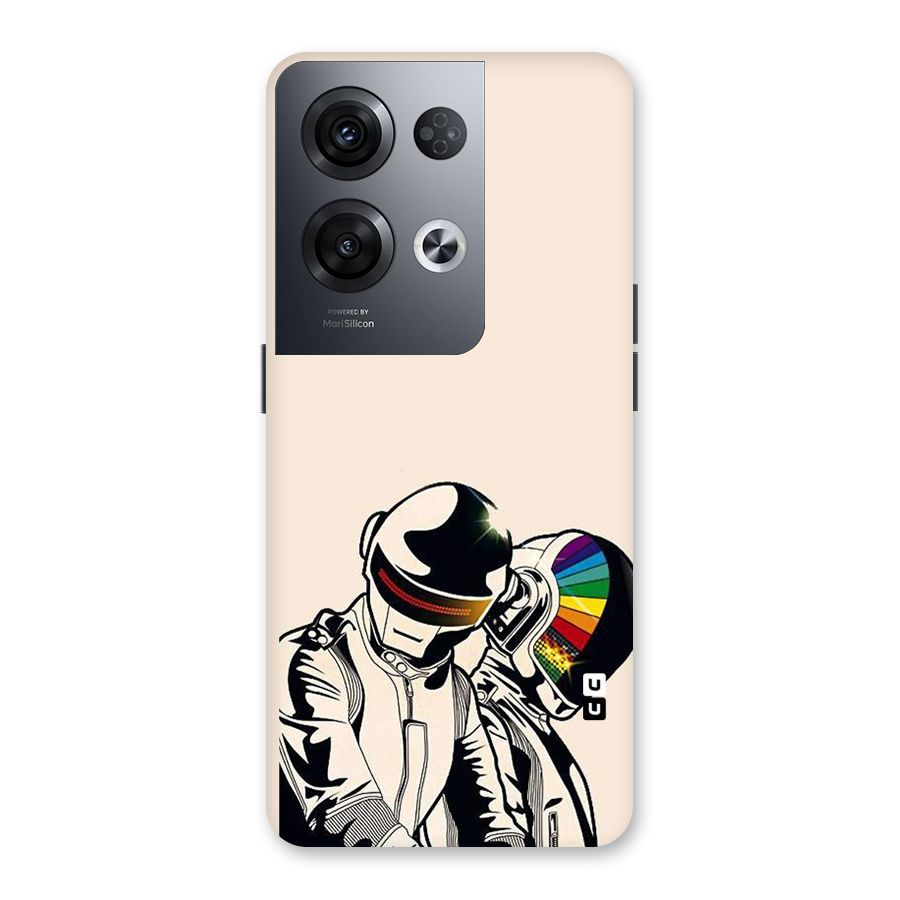 Rainbow Radio Back Case for Oppo Reno8 Pro 5G