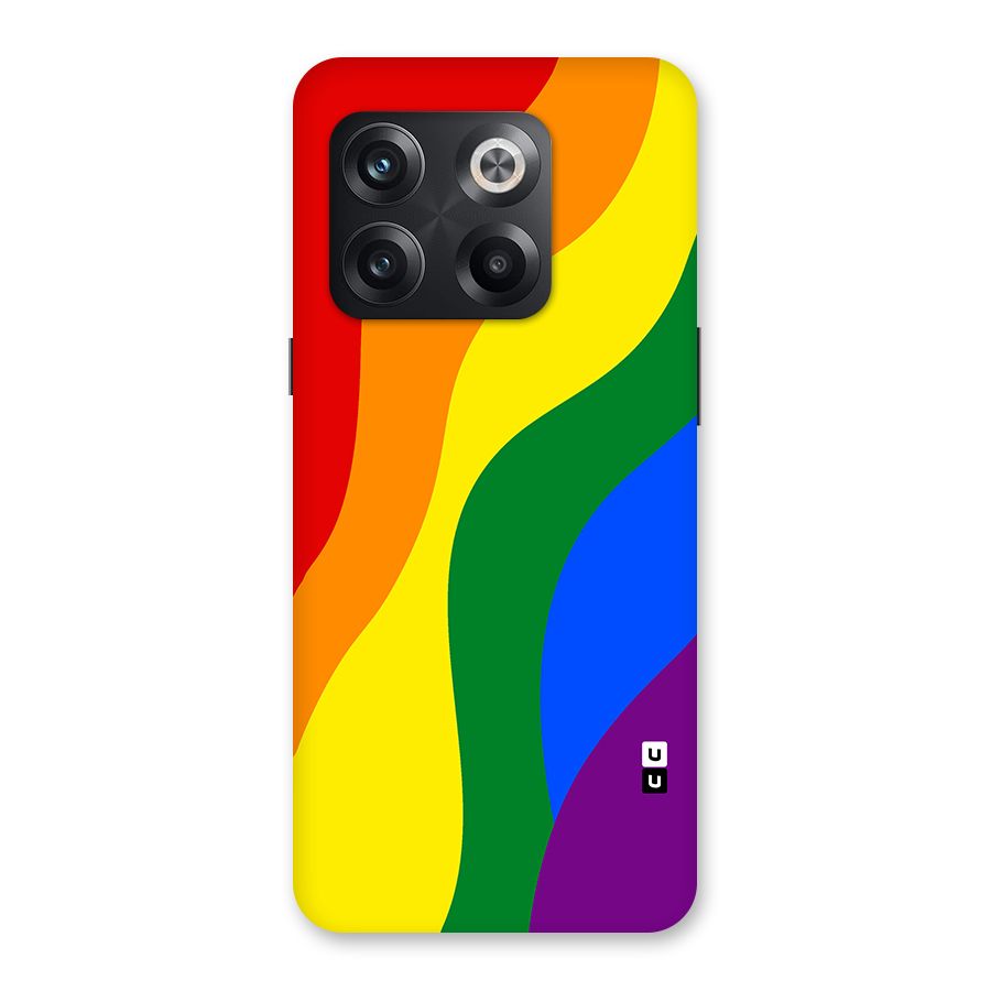 Rainbow Slant Curves Back Case for OnePlus 10T