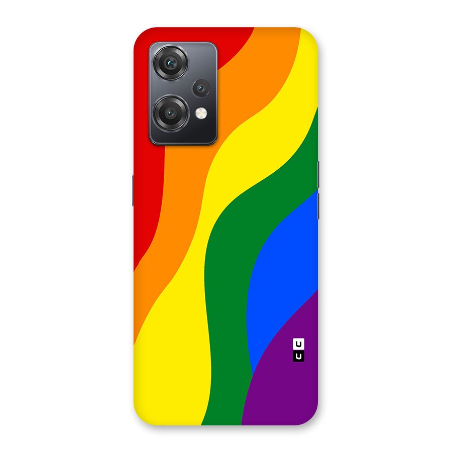 Rainbow Slant Curves Back Case for OnePlus Nord CE 2 Lite 5G