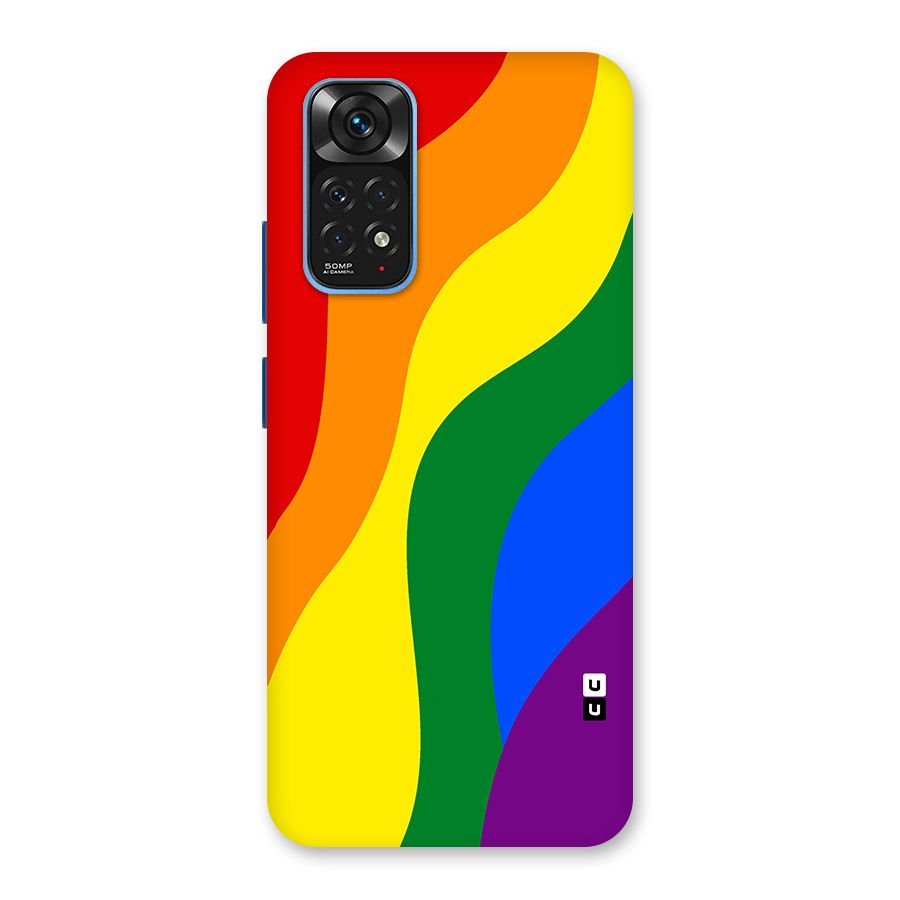 Rainbow Slant Curves Back Case for Redmi Note 11S