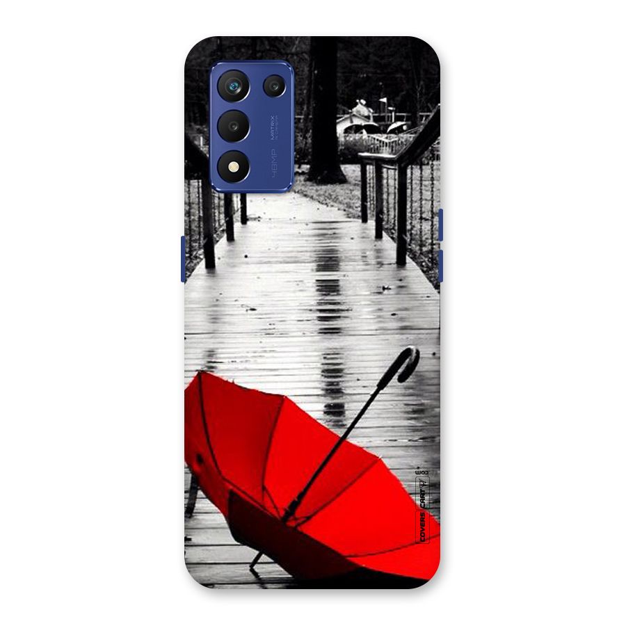 Rainy Red Umbrella Back Case for Realme 9 5G Speed