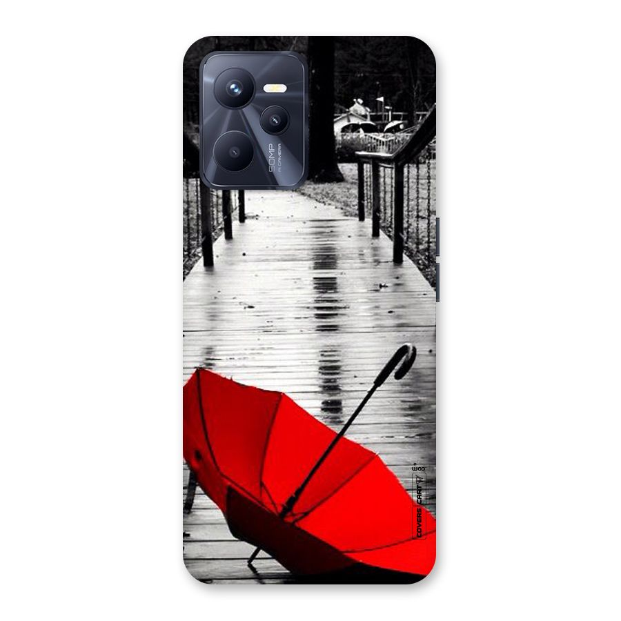 Rainy Red Umbrella Back Case for Realme C35
