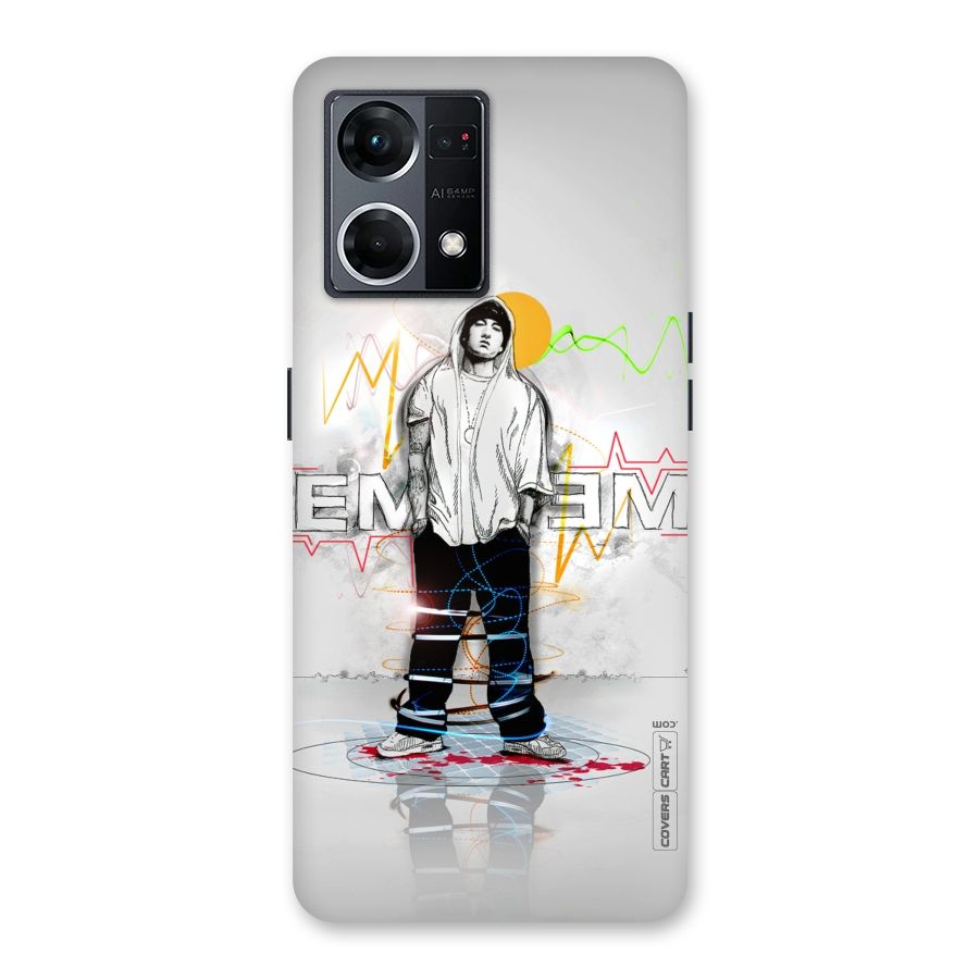 Rap King Eminem Glass Back Case for Oppo F21 Pro 5G