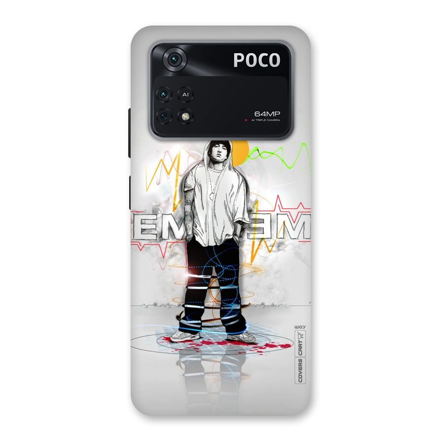 Rap King Eminem Back Case for Poco M4 Pro 4G