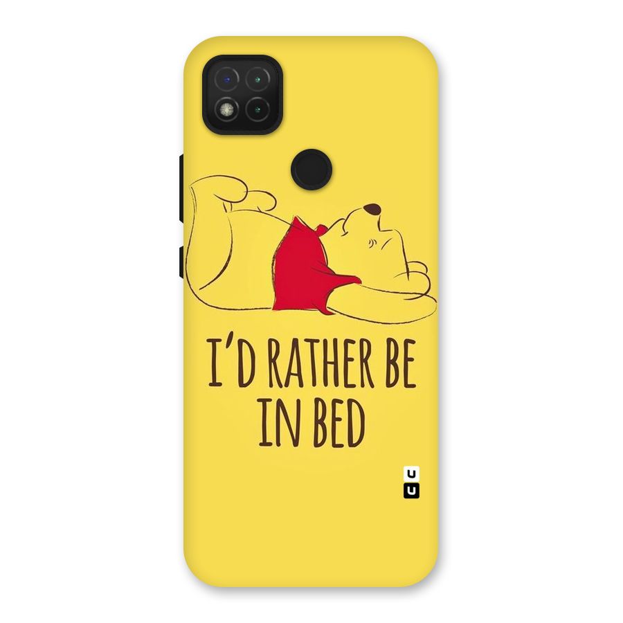 Rather Be In Bed Back Case for Redmi 9 Activ