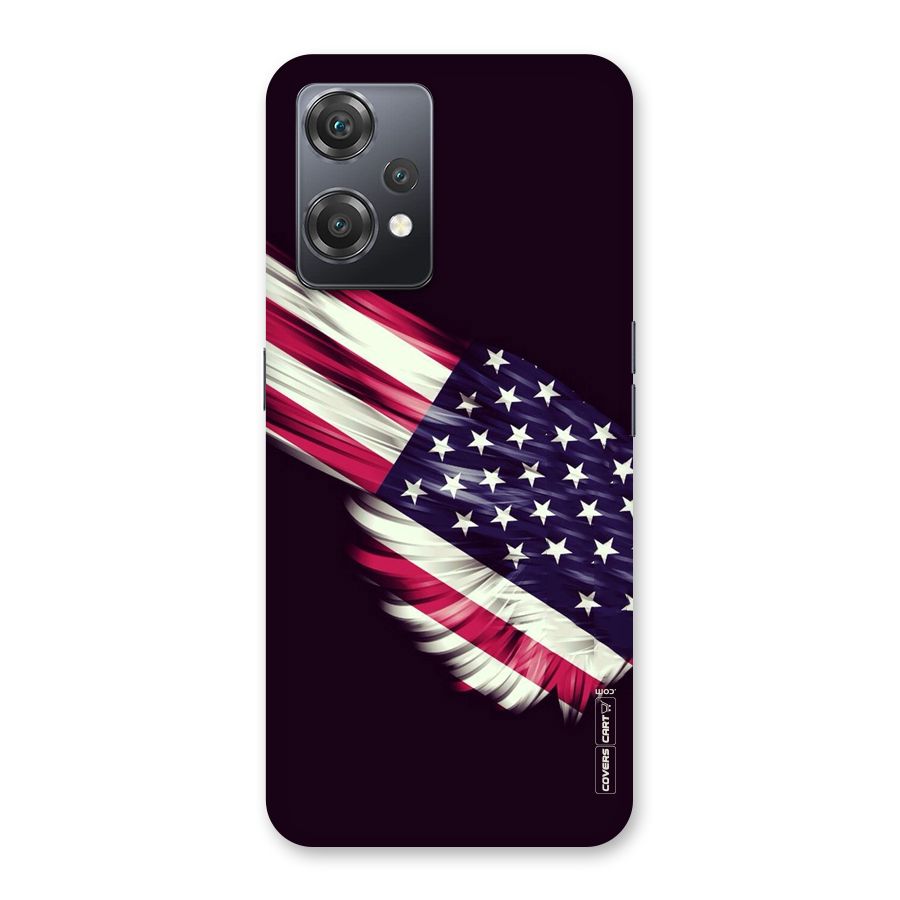 Red And White Stripes Stars Back Case for OnePlus Nord CE 2 Lite 5G